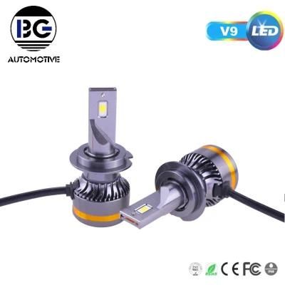 Customize 16000lumen 70W Fanless 6000K 3800K 3000K H4 LED Car Light Bulb Mini H3 H11 9005 9006 880 H7 LED K1 H7 H4 LED Headlight