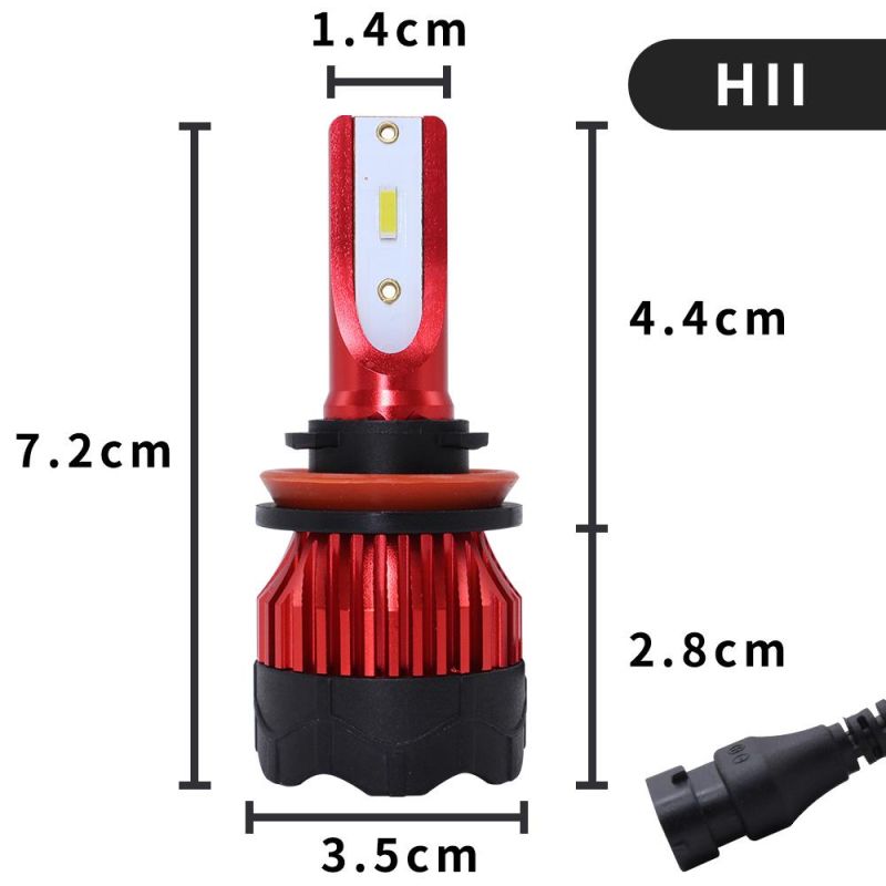 LED Light Bulb H1 H3 H4 H7 H11 9005 9006 Car LED Headlight