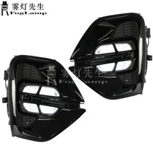Fog Lamp Assembly Car LED Daytime Running Light Daylight Bumper Driving Light OEM for KIA Sportage Kx5 2019 2020 Us Type Russia
