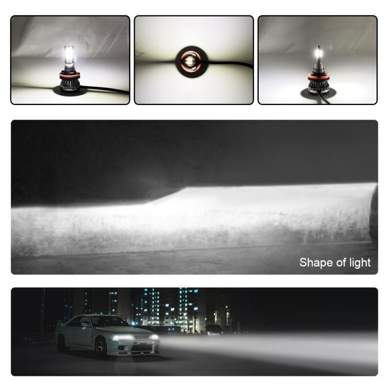 Car Lighting System 12V 24V H4 H13 9004 9007 H11 H7 9006 9005 Fanless L1 LED Lights for Vehicles