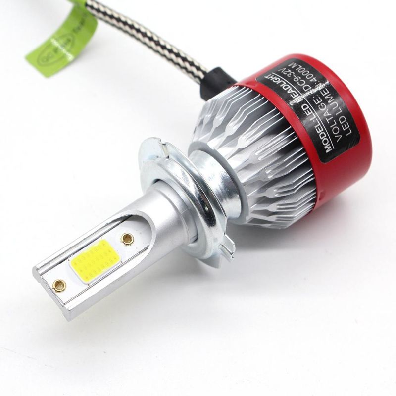 Factory Direct Sale General Style Automobiles & Motorcycles 36W 3800lm Withe Light C6 H4 LED Car Headlight for Car Light