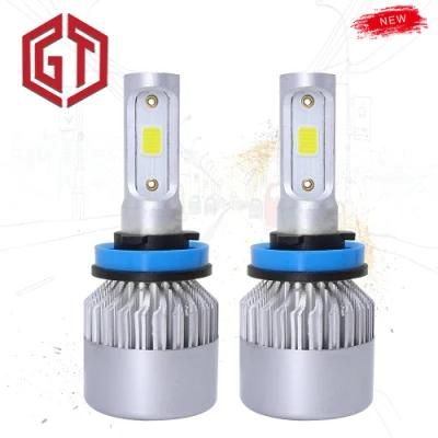 Auto Lighting Wholesale Three Side Head Lamp COB 72W 8000 Lumens 6500K&#160; H11 Conversion Kit S2 Car LED Headlight Bulb