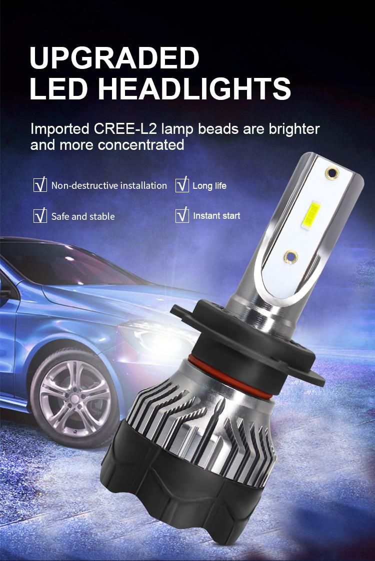 K5 Black Csp Bright High Low Beam High Power Auto Fog Light 12000lm LED Car Light 3000K 4300K 6000K H7 LED H4 H11 Auto LED LED Headlights