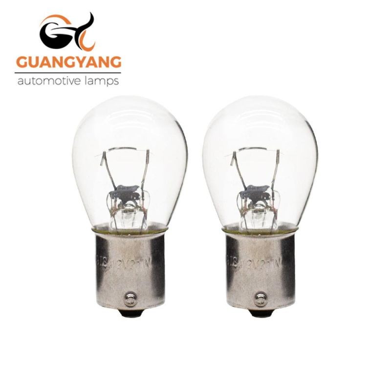 Factory S25 Halogen Bulbs P21W Ba15s 12V 21W Miniature Stop Park 1156 Lamps