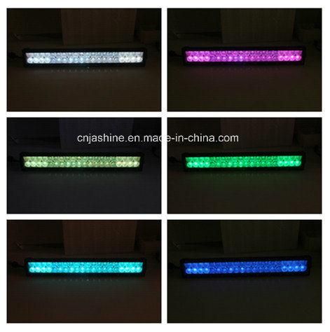 Single Row RGB Bluetooth 7D 120W SUV Offroad Road LED Light Bar