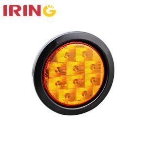 10-30V LED Round Amber Indicator Turn Light for Truck Trailer with DOT (LTL1074A)