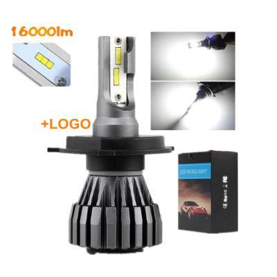Super Bright 12V Auto LED Head Light, H4 H7 H13 H11 9004 9005 C6 K2 COB Csp Car LED Headlight Bulb