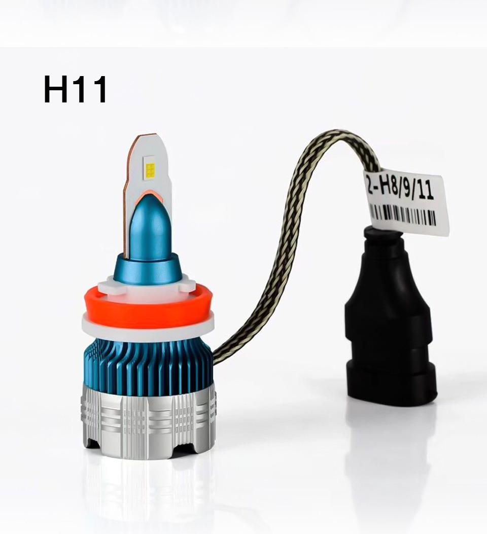 Auto LED Light Mini2 LED Car Headlight H4 H7 H11 LED Auto Lamp