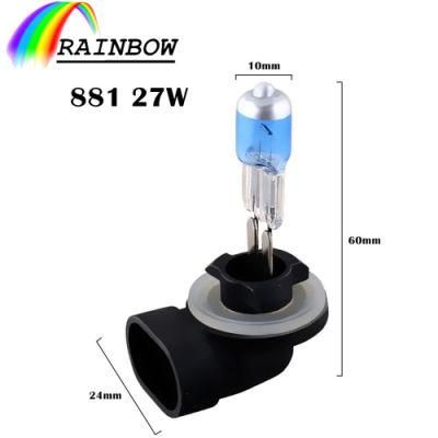 H27 881 894 Super Bright White Fog Halogen Bulb Hight Power 27W Car Head Light Lamp DRL Day Running Lights Yellow Amber 12V