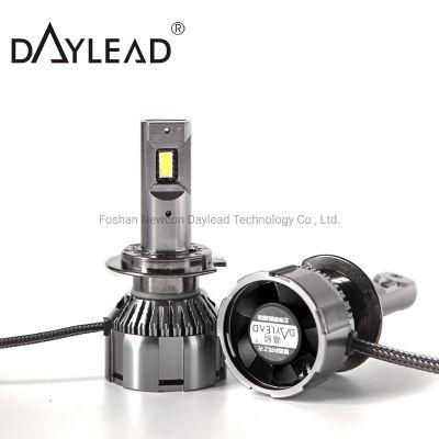 in Stock Auto Spare Parts Car LED Headlight with 45W 9000lm 6000K H1 9005 H11
