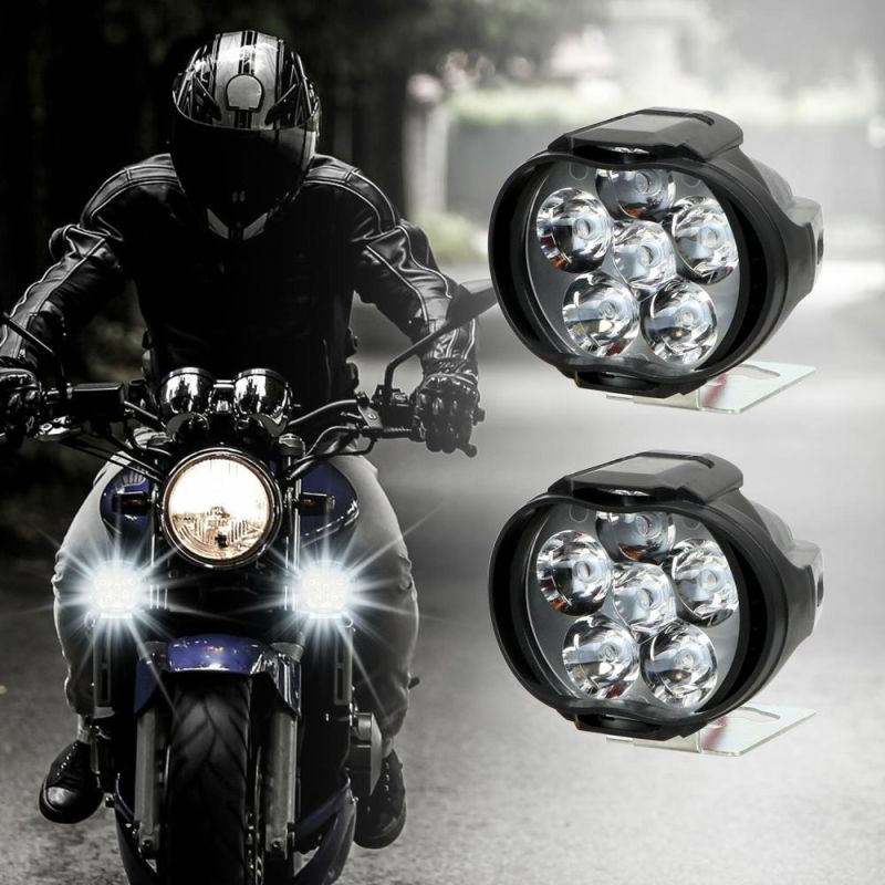 High Quality LED Projector Lens Kit Car Motorcycle H4 Mini Len Fog Lamp with Low Light Auto Bulbs