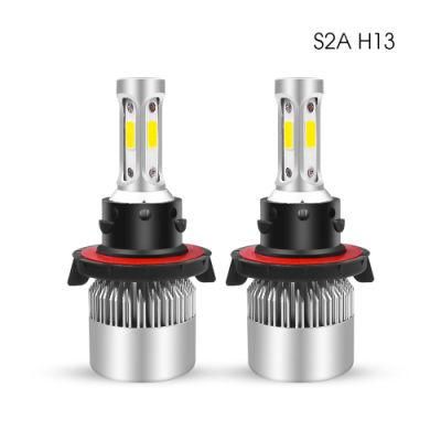 RGB 72W S2 Car LED Headlight Bulbs H1 H7 H8 H9 H11 9005hb3 9006hb4 Hi/Lo H4 Hb2 9012 Car Styling Auto Fog Light 12V