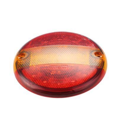 Factory Price 10-30V Round Truck Trailer Hamburger LED Combination Tail Lights Stop Turn Rear Lamps