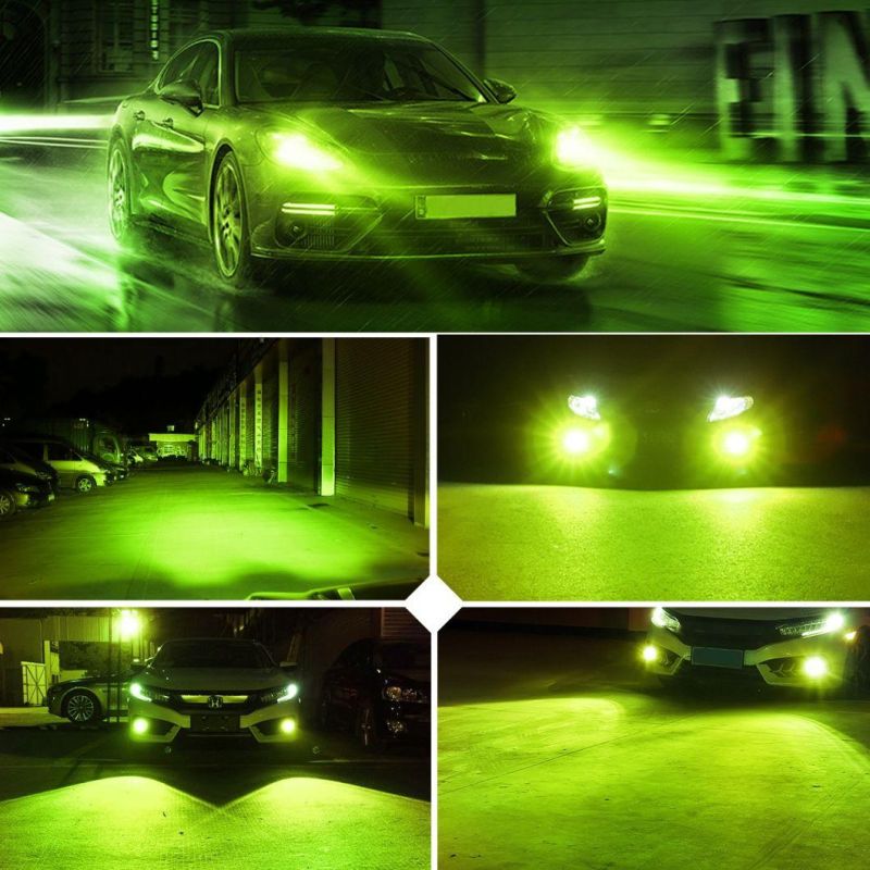 Powerful Super Bright LED Headlight Z3 H11 Auto Lamp Car Automobiles LED Head Lamp 12V 45W 8000K Green Lamon Light 30000 Hours