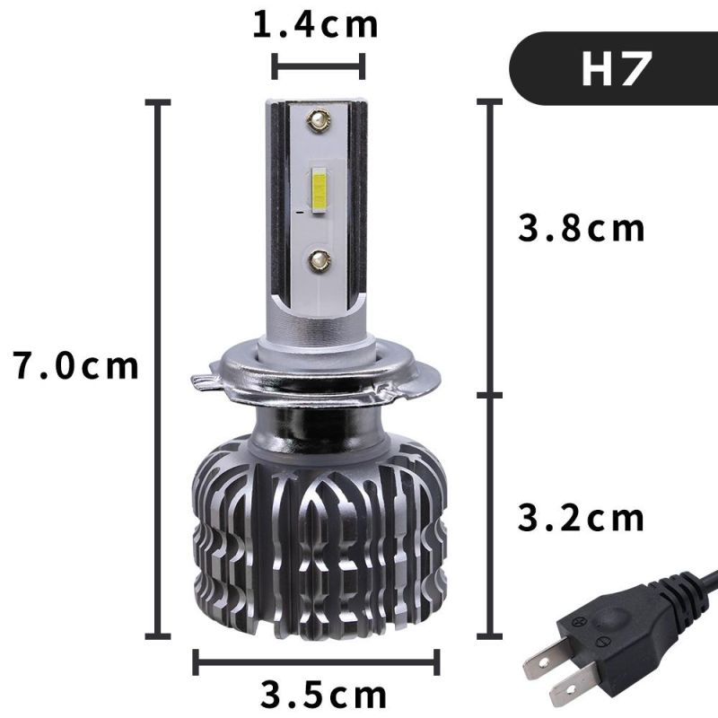 LED Car Light H1 H3 H4 H7 H11 Hb3 Hb4 LED Headlight Auto Lamps