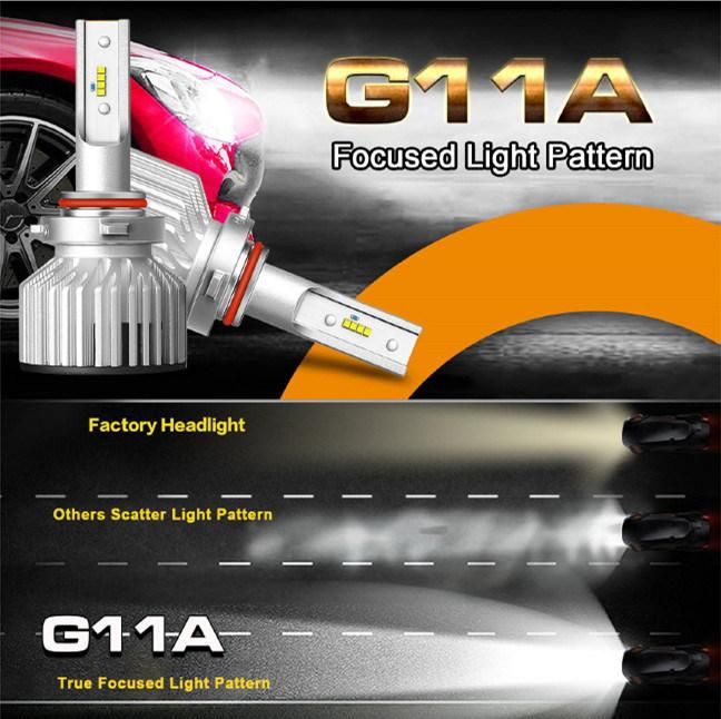 Factory Wholesale G11A 60W 6000K 6500 Kled Headlamp Bulbs H7 Car LED Headlight