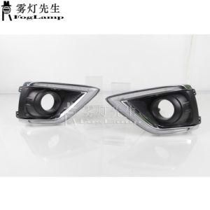 1 Set LED DRL Daytime Running Lights Turn Signal Daylight Fog Lamp for Buick Envision 2017 2018