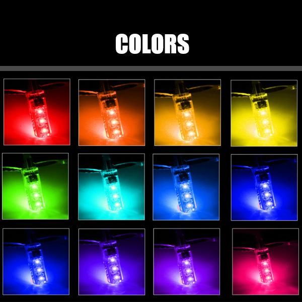 Remote Control 24 Keys RGB Canbus T10 Silicion 5050 SMD