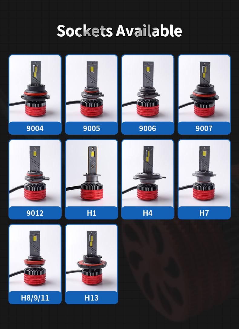 Small Size 110W 8000lm 12V K12-Mini Car LED Headlight Bulb H11 H7 H4 LED Car Lights