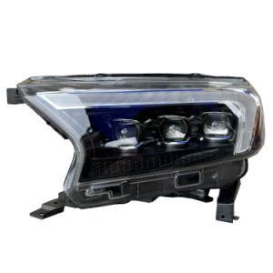 Newly Auto Lamp Triple Proyector Lens Car LED Headlight for Ford Ranger T6 T7 and Raptor