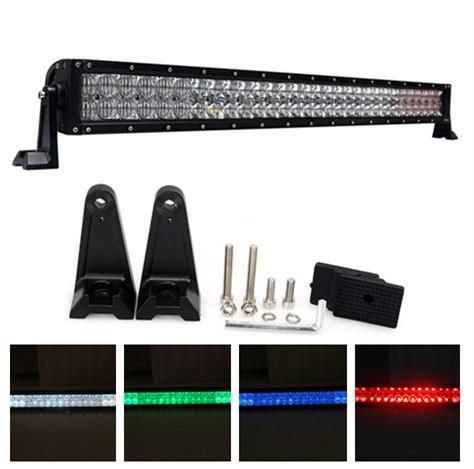 Hot Selling 120W 21.5 Inch 8400lm 5D RGB LED Light Bar Work Light Driving Lamp LED Light Bar