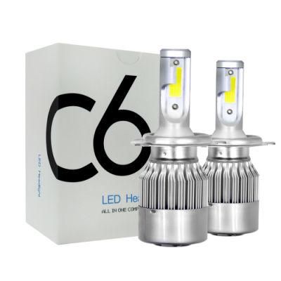 Auto Lamps C6 COB LED Light Bulb 36W 8000lm 6000K LED Car Light Factory Whole Sale