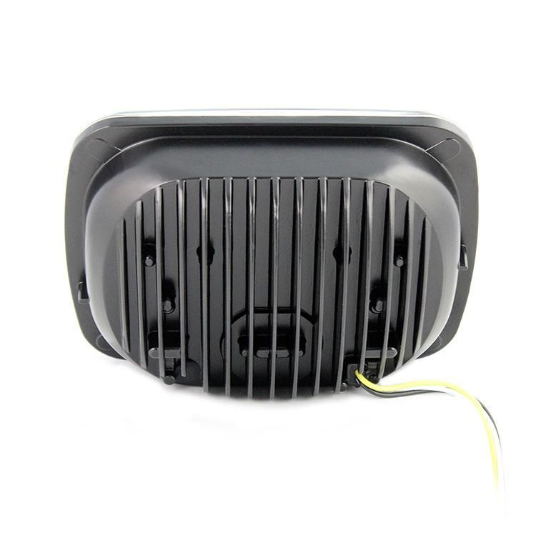 65W 5X7 Inch 7X6 Inch Projector Headlight for Chevrolet Jeep Cherokee Xj High Low Beam LED Headlights 5X7"