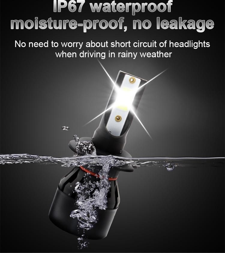 Cheap LED Lights Wholesale Auto Faros H13 Waterproof Lamp H1 H3 H11 9005 9006 H7 C6 H4 Car LED Headlight
