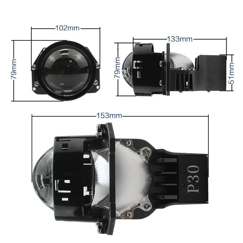 130W LED Bi Projector Light Apply Motorcycle, Automotive and Cars