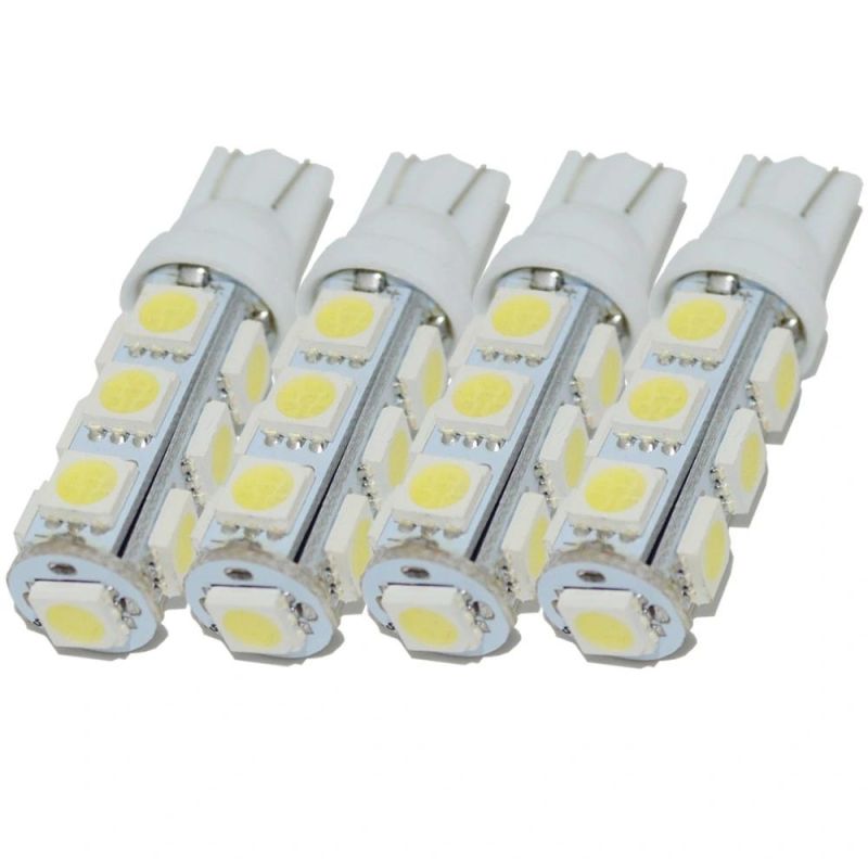 Wholesale T10 13 SMD 5050 LED 13 SMD Car Auto Side Wedge Parking Lights Width Light Clearance Light 7 Colors 12V