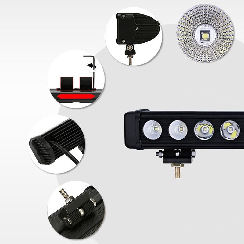 80W LED Driving Strip Light Bar for 4X4