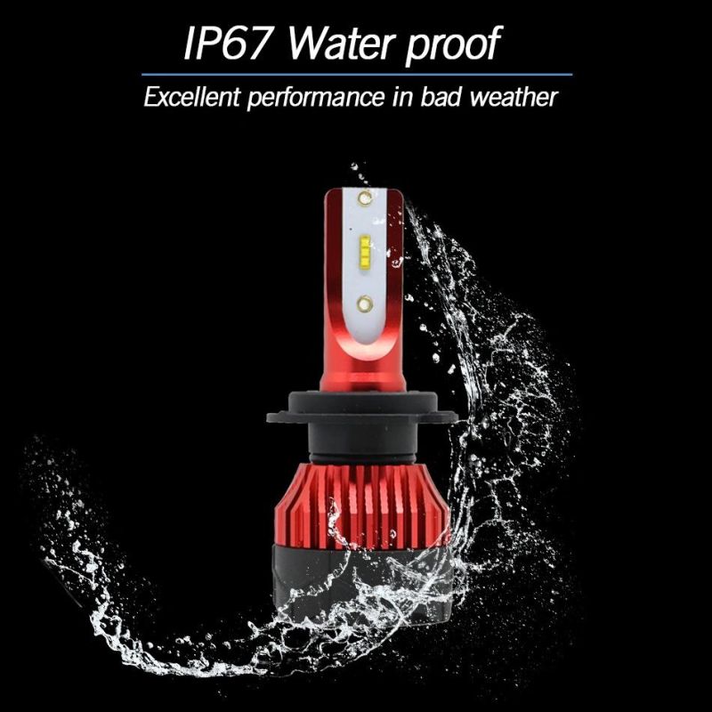 2 PCS Mini Car Headlight H7 LED H4 H1 H11 LED Bulbs Car Lights H3 9005 9006 H27 880 881 H8 Csp Auto Fog Lights Lamp 12V 12000lm