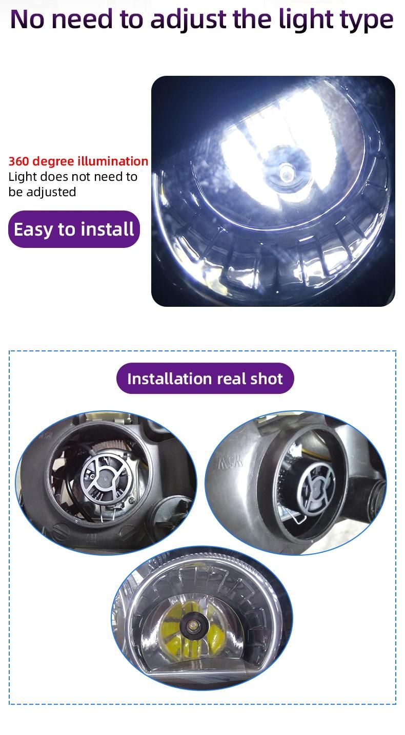 2PCS LED Bulbs Canbus 120W 20000lm High Power LED Headlights H7 H11 9005 H4 9004 Csp Chip 9-32V LED Headlight Canbus