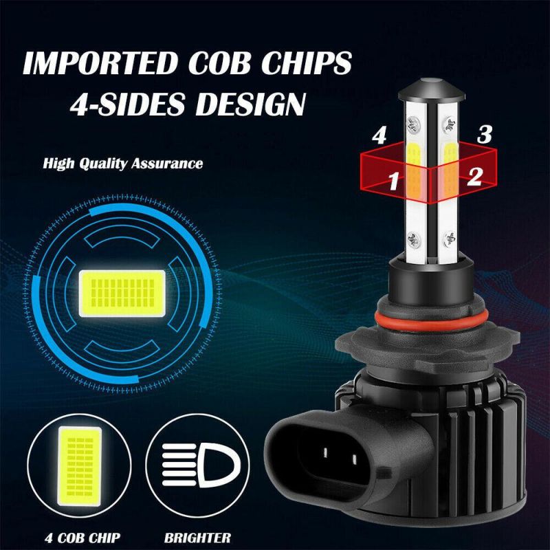Powerful Super Bright LED Bulb LED Headlight 9005 Auto Lamp Car Automobiles LED Head Lamp 12V 24V 8000K Blue Light