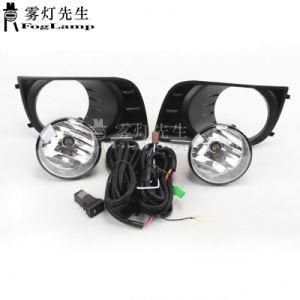 1set Car Fog Lamp Assembly for Toyota Sequoia 2009-on Front Bumper Lamp 12V Halogen Bulb Day Light with Wiring Switch Headlights