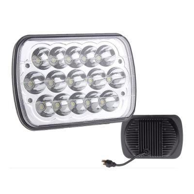 Hot Sale 7 Inch Universal Square LED Work Light Lamp for off Road High Power ATV Jeep Wrangler 4X4 RV Trailer Boat