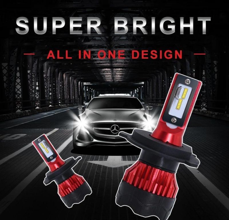 High Power Low Price 12V 6500K LED Headlight 12000lm H1 H2 H3 H4 H7 Car LED Bulb H11 9005 9006 880 White Light 8000K Auto Light