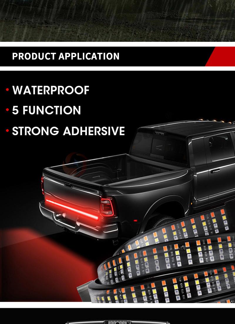 Sw71246020 60" 624LED Car LED Tailgate Light LED Truck Bar Red Running Turn Signal Brake Reverse Backup Tail Light Strip
