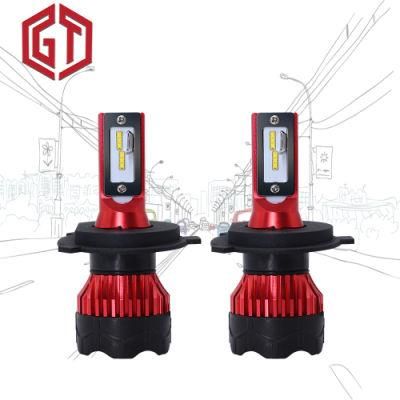 Auto Lighting System Fan Cooling 8000lm Car LED Headlights Bulb H4 H7 H11 9005 9006 K5
