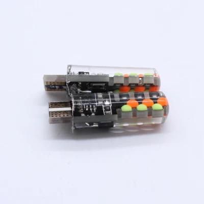T10 RGB 194 168 LED Wedge Interior Reading Lamp Bulbs Side Marker 6SMD 5050 Strobe Flash 2W with Remote Control