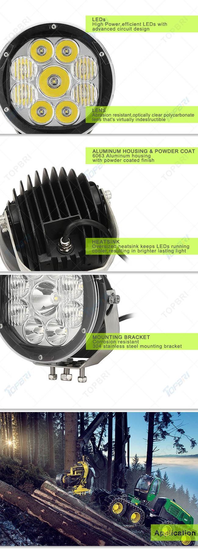 7inch Hight Power 90W LED Driving Light for Car Offroad