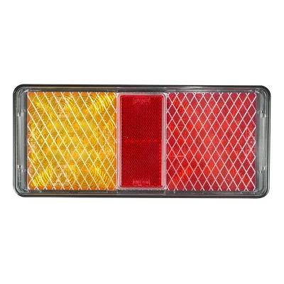 Manufacturer High Quality 10-30V Rectangle LED Trailer Truck Turn Stop Tail Reflector Combination Rear Lights for Truck Trailer RV