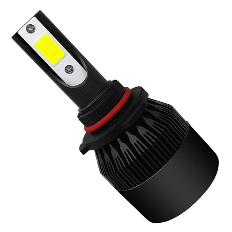 1PCS COB 9006 9005 H1 H11 H4 9004 H7 Hb4 C6 72W 8000lm LED Car Headlight Kit Turbo Light Bulbs 6000K Black