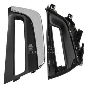 Zuk Left Right Front Bumber Chroming Fog Light Fog Lamp Fog LED Lamp Garnish Cover Hood Trim for Honda CRV 2017 2018 2019 RW1 RW2
