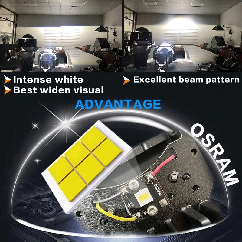 130W LED Bi Projector Light Apply Motorcycle, Automotive and Cars