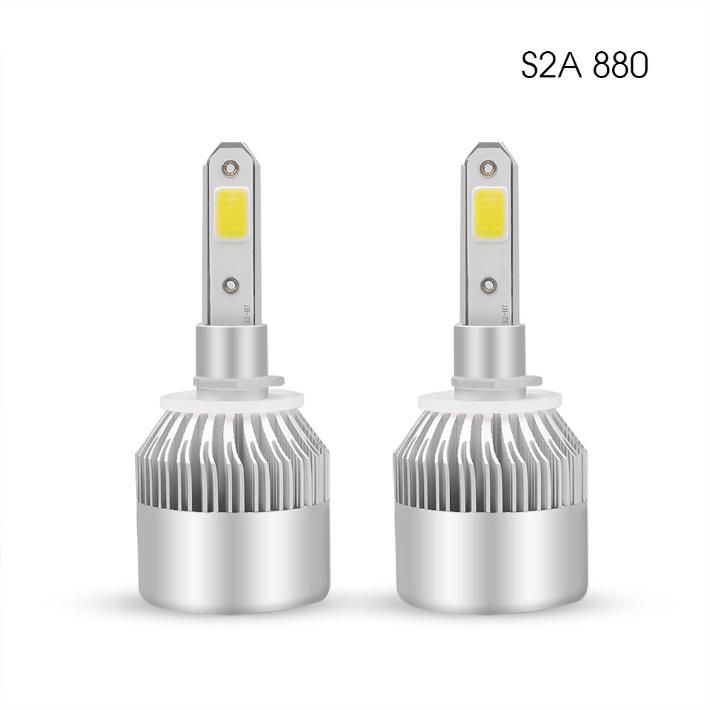 S2 6500K Bright COB LED 4300K H4 LED 8000K 3000K H7 LED Car Headlight Bulbs H11 H1 9005 9006 9007 Beam 12V Fog Light Automobile