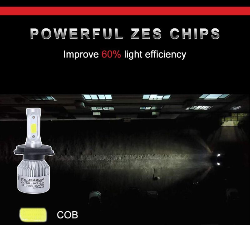 K1 S1 LED H4 Hb2 Headlight High Low Auto Light
