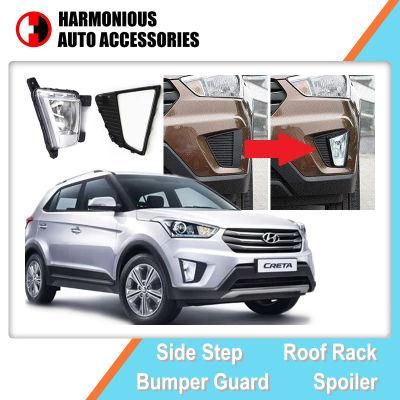 OEM Front Fog Lamps Bumper Light with Finisher for Hyundai IX25 Creta 2014 2015 2016