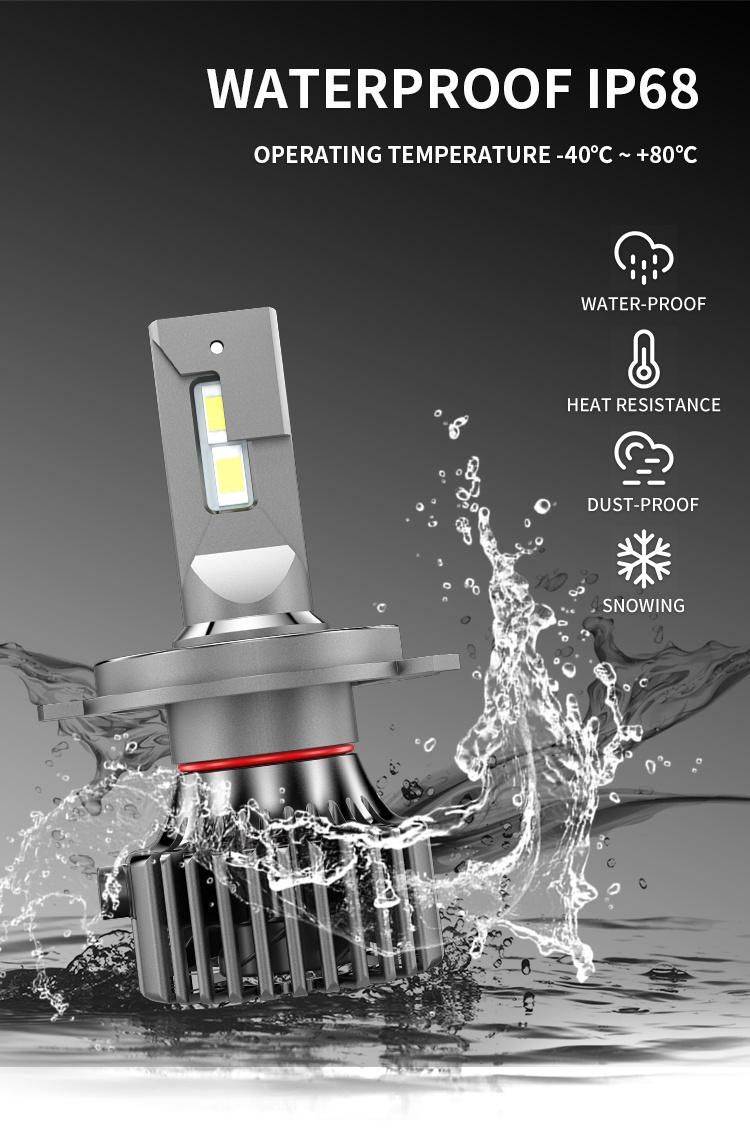 Top Selling LED Headlight 90W H1 H3 H4 H7 H11 H13 9005 9005 LED Headlight for Car Vehicles LED Auto Bulb