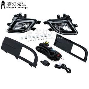 Clear Lens Fog Lights Kit +Bezel Switch Bulbs for VW Jetta Mk6 Sedan 2015 2016 2017